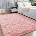 thumbnail image 2 of Nefoso Shag Area Rug, 8ft x 10ft Soft Fluffy Area Rugs for Living Room Bedroom Decor Carpet, Pink, 2 of 10