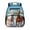 Beach Running Horse, variant on HUIACONG 13.5 Inch Kids School Backpack Moon Panda Print Adjustable Breathable Padded Shoulder Straps Water Resistant Multi-Pocket Sturdy Lightweight Large Capacity Bookbag for Elementary Preschool