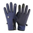 thumbnail image 2 of LOVIVER Hiver Extérieur Randonnée Sportive Gants Écran Tactile L Bleu Marine K146, 2 of 8