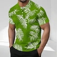 thumbnail image 1 of Wpawbk Haut d'Hiver en Polyester pour Hommes Mode Décontractée Manches Courtes Col Rond à Boutons Quotidien Extérieur, 1 of 5