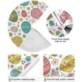 thumbnail image 2 of Coolnut Easter Eggs Christmas Tree Skirt 36", Easter Tree Skirt Double Layers Polyester Easter Tree Skirt for Easter Holiday Party Decoration, 2 of 6
