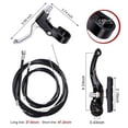 thumbnail image 2 of Lightweight Bike V-Type Brake Set Includes Calipers Levers Cables Bicycle Accessories For Mountain Bikes Road Bikes, 2 of 9