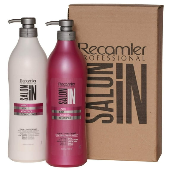 Salon iN Recamier Pro  Liss Control Shampoo & Conditioner 33.8 oz Set