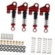 thumbnail image 3 of 4 Packung 1:24 Simulación Modelo RC Amortiguador de Choque de Metal para Axial SCX24 90081 Piezas de Actualización rojo Yotijar Amortiguador de coche RC, 3 of 7