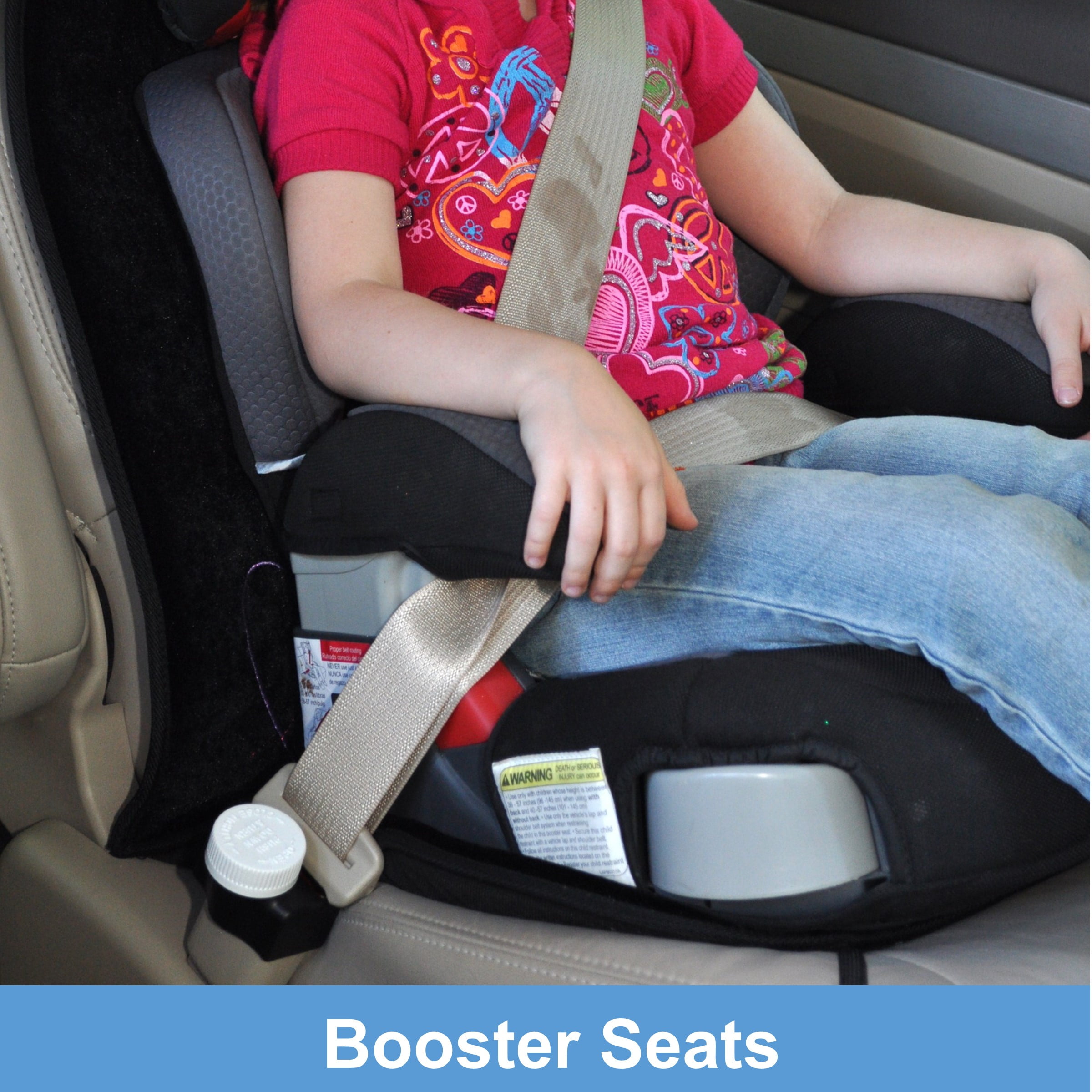 Buckle Guard PRO Seat Belt Buckle Cover helps keep passengers safely  buckled up,2-Pk 