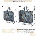 thumbnail image 2 of FORMRS Womens Corduroy Tote Bag Crossbody Shoulder Handbag with Pocket, Elegant Hexagon Pattern, 2 of 7