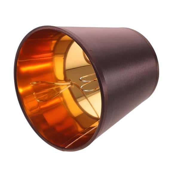 HIBIBUD Chandelier Wall Lamp Shade 2 Pcs Shades Household Lampshade Light Bulb Small Clip on Fabric Metal