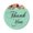 Sea Green, variant on Darling Souvenir 45 Pcs Gray Round Floral & Anchor Thank You Stickers DIY Envelope Seals-1.6 Inches