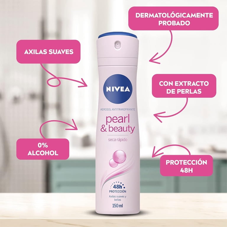 Nivea Pearl & Beauty 48 Hs Anti-perspirant Deodorant Spray 150 Ml