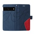 thumbnail image 3 of Wallet Case for Google Pixel 7 Pro with Card Slots Cash Holder Magnetic Clasp Flip Folio Cover, Premium Luxury PU Leather Kickstand Soft Silicone Shockproof Protective Case, Blue, 3 of 8