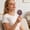 Purple PP, variant on WWV Personal Fans Portable Rechargeable Summer Handheld Cooling Fan Compact Mini Fan with Strong Wind ,Quiet ,For Students Use School Office Travel Outdoor Daily Carry Green