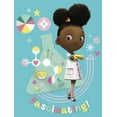 thumbnail image 2 of Girl's Ada Twist, Scientist Fascinating Pose Graphic Tee Tahiti Blue Medium, 2 of 4