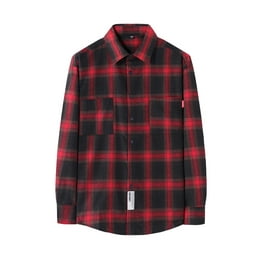 TIMIFIS Men's Plaid Shirts Button Down Regular Fit Long Sleeve