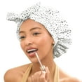 thumbnail image 1 of Yanibest Bonnet de Douche Antidérapant pour Femmes, Bonnet de Douche de Luxe Réglable et Imperméable, Bonnet Mignon Réutilisable pour Garder les Cheveux Secs, 1 of 3