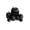 Black, variant on HaiSphere 7PCS Halloween Artificial Pumpkin Ornament, Realistic Foam Home Party Decor - Black