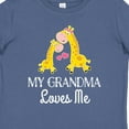 thumbnail image 4 of Inktastic Grandma Loves Me Girls Giraffe Granddaughter Girls Baby T-Shirt, 4 of 5