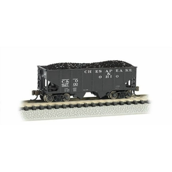 Bachmann-USRA 55-Ton 2-Bay Open Hopper w/Load - Ready to Run -- Chesapeake & Ohi