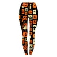 thumbnail image 4 of Women's High Waist Leggings Spooky Halloween Printed Yoga Pant Tummy Control Elastic Leggings Workout Athletic Lounge Pants, 4 of 4