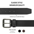 thumbnail image 2 of Wrangler Men's Pebble Leather Belt, 38mm Casual Waist Belt for Jeans, Father's Day Gifts, 2 of 7
