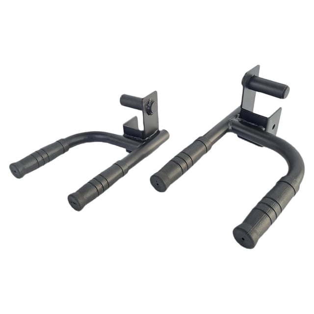 Langgg 2 Pcs Barre de Trempage Barre d'Haltère Support à Tirer Installer Coffre Supports Faciles pour Entraînement Marge Grand