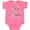 Hot Pink, variant on Inktastic Ski Bum Boys or Girls Baby Bodysuit