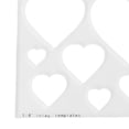 thumbnail image 4 of Transparent Acrylic Router Inlay Template Ruler Scale for Precise DIY Woodworking and Heart Pattern Routing, 4 of 9
