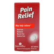 NatraBio Pain Relief 60 Tablets