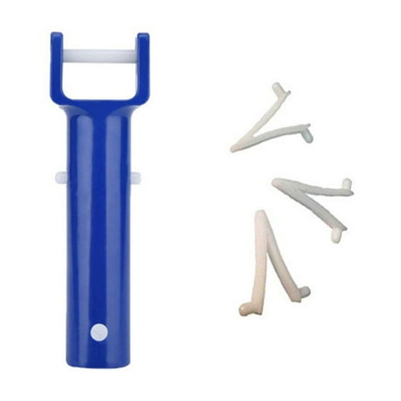 Worgeous  2 Sets Dirt Suction Head Handle Pool Vacuum Swimming Attachments Handles Blue