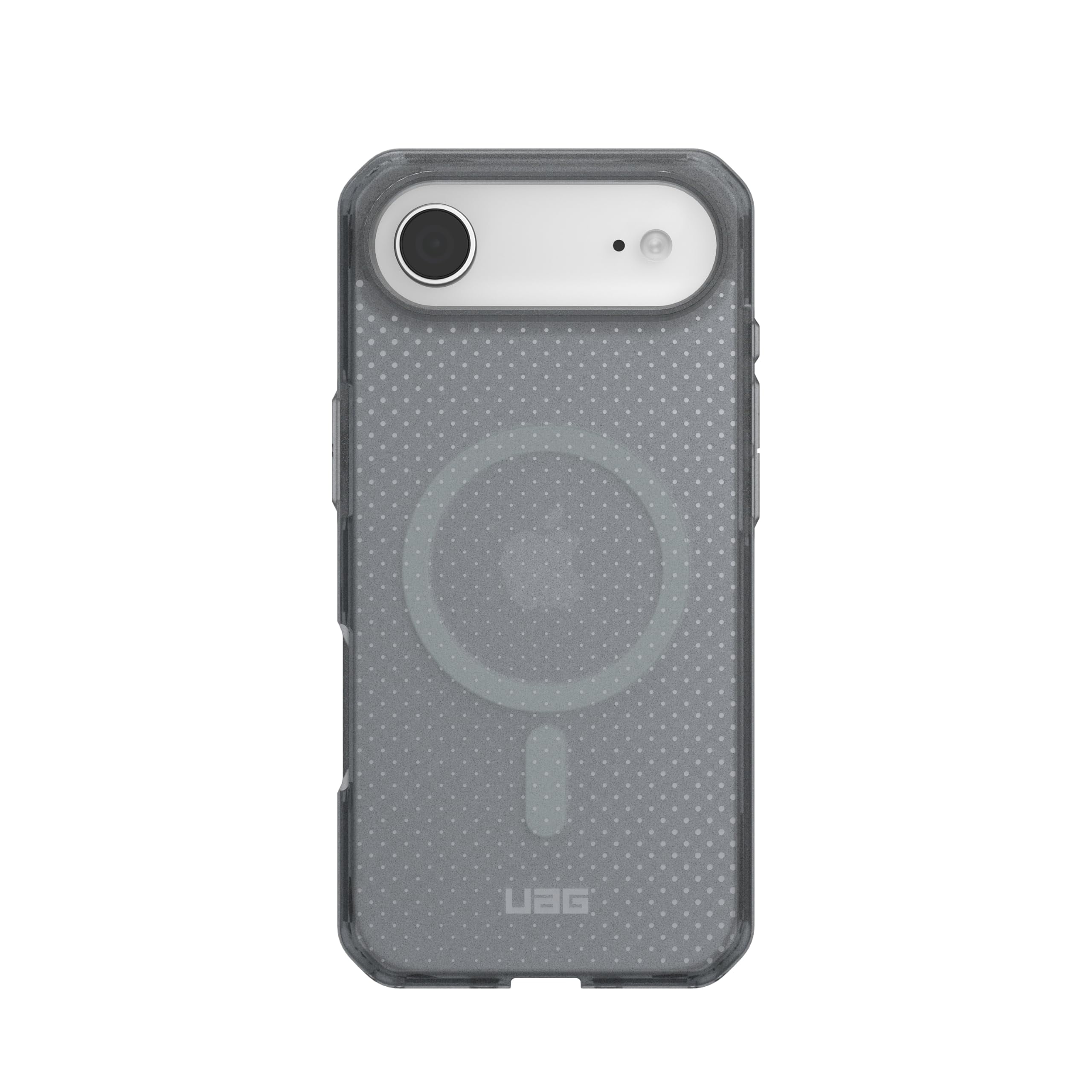 UAG iPhone Air Case Dot - Compatible with MagSafe Translucent Military Grade Protective Cover, Ash