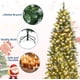 thumbnail image 3 of 6ft prelit pencil christmas tree con warm blanca lights - great para home parties, 3 of 6