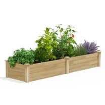 Greenes Fence 2' x 8' x 14" Original Cedar Raised Garden Bed