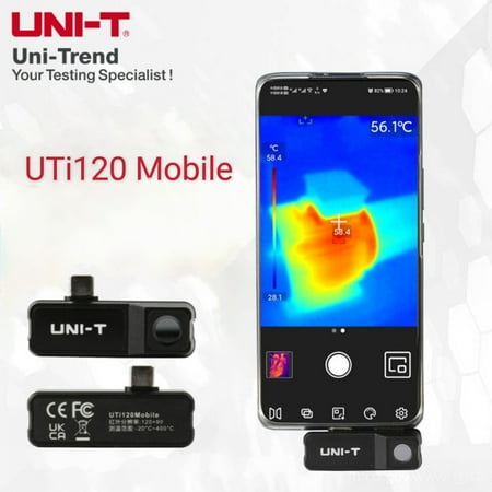 UNI-T UTi120Mobile Infrared Thermal Camera Type-C Digital imager Industrial Inspection tools Indoor & Outdoor For Android Phones
