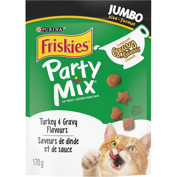 Party Mix Cat Treats - Gravy-Licious Turkey & Gravy Crunch (170 g)