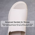 thumbnail image 4 of Summer Women's Flatform Wedge Sandal Open Toe Buckle Ankle Casual, 4 of 8