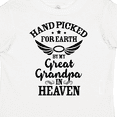 thumbnail image 4 of Inktastic Handpicked for Earth by My Great Grandpa in Heaven Boys or Girls Toddler T-Shirt, 4 of 5
