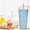 Blue, variant on Stainless Steel Insulated Coffee Cup with Splash-Proof Lid Metal Straw, 17oz Double Walled Travel Mug for Hot Cold Drinks, Travel Tumbler Gifts for Men and Women