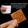thumbnail image 4 of Uxcell 60pcs Survey Reflector Sheet 40x40mm Self-Adhesive Survey Target Mark Yellow, 4 of 6