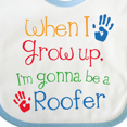 thumbnail image 4 of Inktastic Roofer Future Boys or Girls Baby Bib, 4 of 4