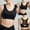 Black, variant on Joau Racerback Sports Bras for Women - Padded Seamless High Impact Support Wirefree Bra Activewear for Yoga Gym Workout Fitness