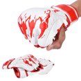 thumbnail image 3 of MMA Fighting PU Sanda Training Guantes de boxeo de medio dedo con espalda gruesa, 3 of 8