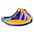 thumbnail image 3 of CocoNut Castles Double Slide Inflatable Water Park with Climbing Wall & Water Cannon, 3 of 7