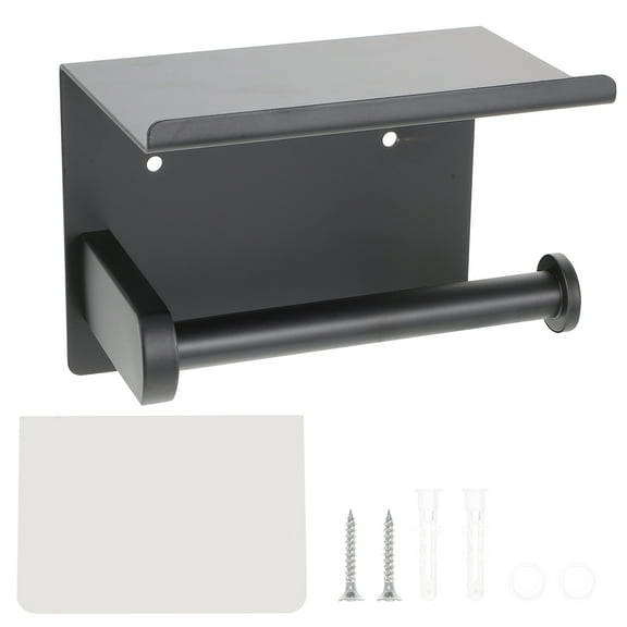 Raindrops  Toilet Paper Holder Wall Mount Cord Plug Replacement Dispenser Black