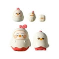 thumbnail image 2 of 5 Piezas Muñecas Anidadas Juegos de Apilamiento de Muñecas Matryoshka Rusas, Lindo Patrón de Animales de Dibujos Animados, Juguete Montessori Muñecas Blanco Baoblaze Muñeca rusa, 2 of 8