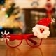 thumbnail image 2 of Decoraciones navideñas, Papá Noel, muñeco de nieve, astas, gafas, gafas sin montura, 2 of 3