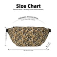 thumbnail image 3 of Naloa Sunflowers Bee Print Running Belts for Men Women,Running Fanny Pack with 2-Zipper Pockets,Waterproof Waist Pack for Travel Hiking Running Outdoor Sports, 3 of 8