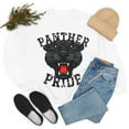 thumbnail image 5 of Vintage Panther Mascot Sweatshirt, Panther School Spirit Football Shirt White Small, 5 of 6