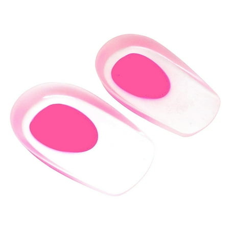 

Silicone Gel Heel Cups - Shoe Inserts for Plantar Fasciitis Achilles Pain Relief Protectors