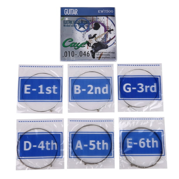 Cuerdas para guitarra eléctrica Btafrte CAYE EW 6 cuerdas 010-046inch