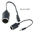 thumbnail image 5 of YIEMEEN 1-Pack Male/Female Socket to DC 5.5mm x 2.1mm Plug Adapter Car Cigarette Lighter, 5 of 9