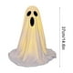 thumbnail image 2 of Uuiauoio Glowing Halloween Ghost Yard Decoration with LED Light and Timer, Outdoor Porch Decor for Haunted House, Front Yard, and Spooky Party Display,Halloween Ghost Decoration Front Porch, 2 of 6